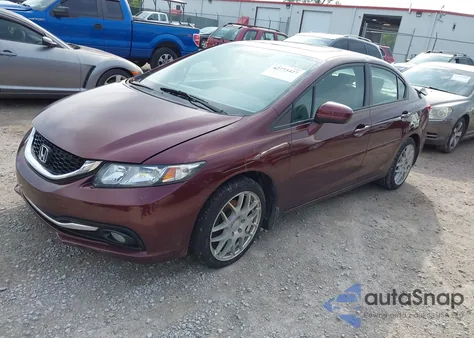 2015 Honda Civic Ex-L from USA, damaged, VIN 19XFB2F98FE069833